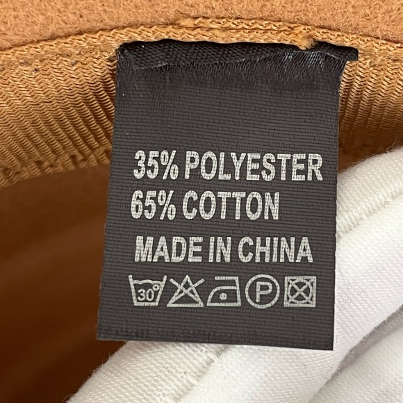 Western Camel Fashion Felt Hat with Gucci Tiger Button Band BNWOT - Picture 8 of 16